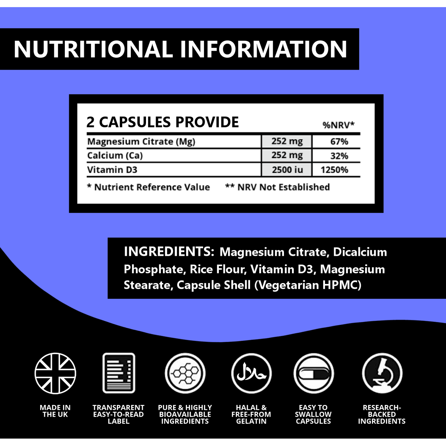 Magnesium Cramp Relief Capsules